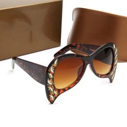 Lunettes de soleil design femmes lunettes de luxe pour lunettes de fête Butterfly wrap plage classique Polarized UV400 protection lunette avec étui lunettes de soleil mens