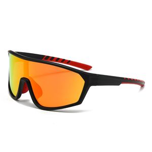 lunettes de soleil design femmes lunettes de soleil de luxe lunettes de soleil pour hommes nouveaux sports lunettes de soleil à grande monture lunettes de soleil de mode éblouissantes lunettes d'équitation de vélo 3802 noir rouge