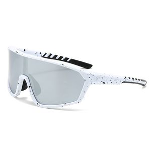 lunettes de soleil design femmes lunettes de soleil de luxe lunettes de soleil pour hommes nouvelles lunettes de soleil de sport à grande monture lunettes de soleil de mode éblouissantes lunettes d'équitation de vélo 3802 blanc noir