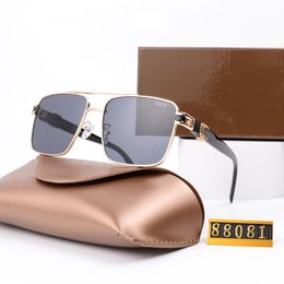 Designer zonnebril dames mannen zonnebril textuur metaal beschermende bril Classic Style mode buitensporten UV400 reizende zonnebril