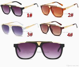 designer Zonnebril Vrouwen Heren Voor Outdoor Eyewear Mode Zonnebril Oculos mannen zonnebril UV400 bril 4 kleuren 10 STUKS Fabrieksprijs