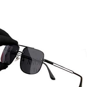 Designer zonnebril dames heren omgekeerde driehoek bedrukte glazen lens Trend van Fashion Week hoogwaardige versie Pr009