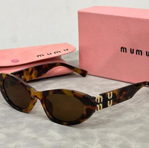 Lunettes de soleil designer Femmes Mu Ovale Luxury Monogramme haute qualité avec la boîte d'origine 7 couleurs