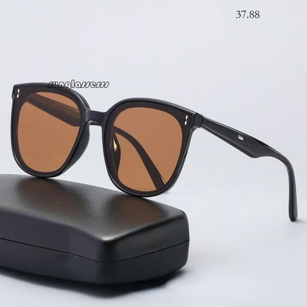 Gafas de sol masculinas Versión coreana nueva de GM Square Rice Nail grande para hombres y mujeres, el mismo estilo de libro, tendencia de moda, tendencia de gafas de sol personalizadas