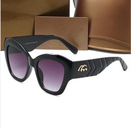 Designer zonnebril dames GGCC Brand Men's Advanced PC Frame Luxury zonnebrillen Series 6colors, Box Optionele uitstekende banen op krantenhongerige jongere fysiek