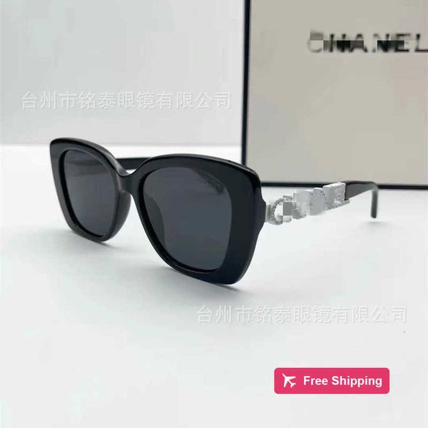 Gafas de sol de diseñador Xiao Xiangjia muestra su rostro pequeñas gafas de sol perfumadas en forma de mariposa femenina ch5422 Song Zhiya Li Nian Wang Ou gafas de sol del mismo estilo mujer NIÑO