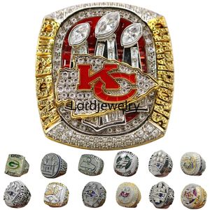 Bague de championnat du Super Bowl de luxe en or 14 carats KC Champions pour hommes et femmes, bijoux en étoile de diamant