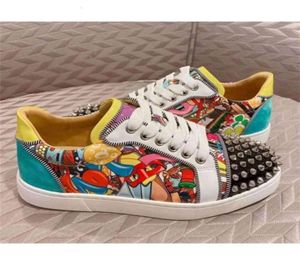 Designer Super Loubi Print Casual Party Cool G Fiti Patent Leather Sneaker Mens Women Shoes Outdoor Trainers Wit Sport3944810