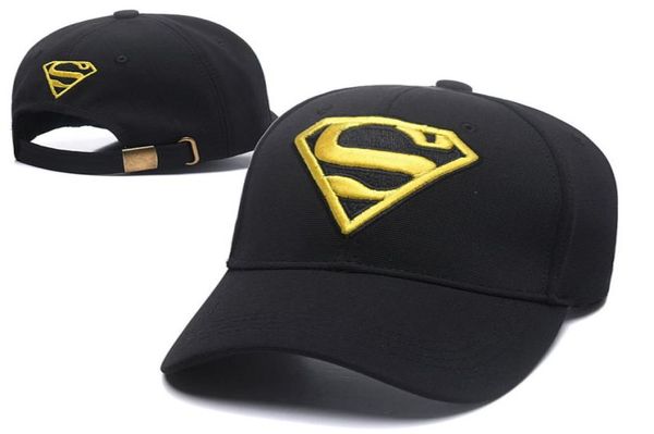 Designer Superman broderie Cap de baseball Strapback ajusté Coton Curbe Baseabll Men de golf Brand de golf Coton Sun 2707517571