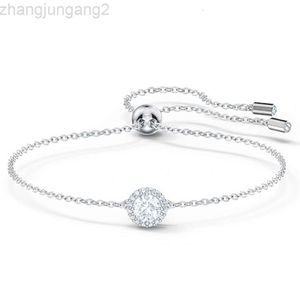 Designer Swarovskis sieraden Shi Jia 1 1 Originele sjabloon Angelwiel trekken Bracelet vrouwelijk zwaluwselement kristal enkele diamantarmband
