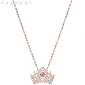 Designer swarovskis bijoux shi jia 1 1 modèle original battant coeur collier de la couronne femelle élément de saute