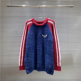 Pull de créateur Sweater de mode français Polo Men d'hiver Women Femmes High Street Treater Jumper Sweat Sweet Cardigan Swerigan Swegan T7