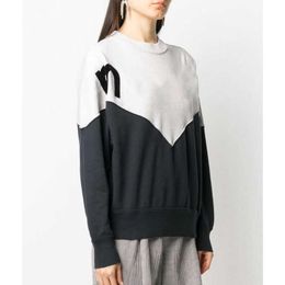 Designer trui ISABELS MARANTS massaal afdrukken casual losse trui sweatshirt dames truien met lange mouwen met capuchon