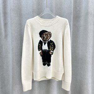 Pull de créateur à manches longues en tricot pull petit poney S Noël imprimé hommes taille asiatique