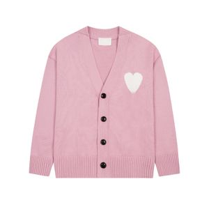 Designer Sweater Loveheart A Woman Lover Cardigan Knit V Round Neck High Collar Dames Fashion Letter Long Sleeve kleding Pullover