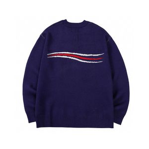 Designer Sweater Luxe Paris Heren Dames Dames Druivert Mode klassieke letter Top hoogwaardige ronde nek lange mouw trui wol Warm maat S-2xl