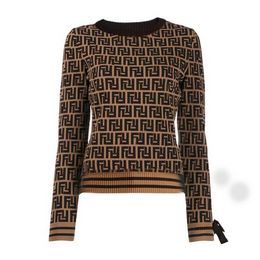Diseñador suéter hombre para mujer tejido cuello cuello de la moda para mujeres de moda para mujeres cardigan de lujo diseñador f letra alfabet sweetshirt