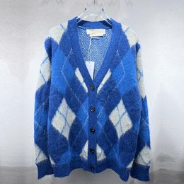 Diseñador suéter hombre para mujer punto cuervo cuello mujer moda carta negro manga larga ropa jersey de gran tamaño azul top suéteres básicos lana mezclada SML