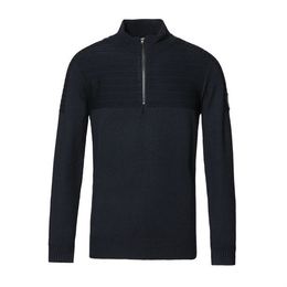 Designer trui man voor vrouw gebreide kraai nek dames modebrief zwarte kleren met lange mouwen pullover extra grote blauwe top a2