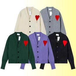 cárdigan suéter de diseñador suéteres de mujer suéter de diseñador para mujer 420 g tela de calidad UNISEX diseño de patrón de corazón de lujo Venta al por mayor 2 piezas 10% de descuento