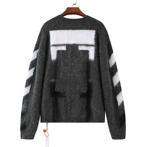 Suéter de diseñador para hombre para mujer Arrow Color Gradient cardigan senior clásico multicolor cuello redondo Otoño invierno mantener el calor cómodo Top alta calidad 2023