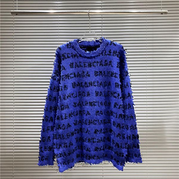 Diseñador suéter para hombre para mujer suéter de punto jersey estampado de letras casual redondo cuello de cuervo suéteres de manga larga sudaderas ocio clásico multicolor tamaño S-2XL
