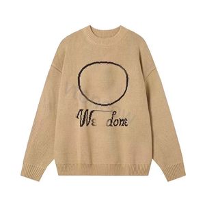 Designer trui sweatshirt met lange mouwen tops Heren Dames WE11 Amerikaans modemerk Los katoenen paar top Hoge kwaliteit casual sporttops 11done hoody