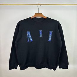 Designer Sweater Vrouw Cardigan Neck Collar Dames Fashion Letter Wit Zwart Doe met lange mouwen Truivert Shirt
