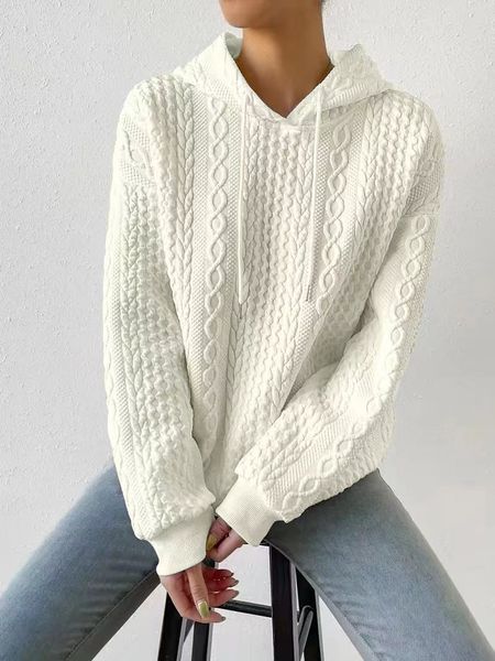 Designer chandail femmes à manches longues hoodies pour femmes blanc femmes printemps et automne chandail costume femmes sportswear pulls en gros pull en tricot taille 5XL