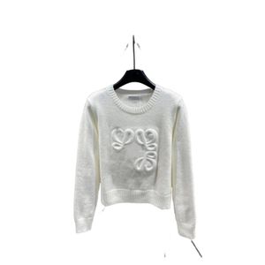 Designer trui dames hoodie ronde nek lange mouw gebreide stof herfst/winter nieuwe dames casual veelzijdige trui