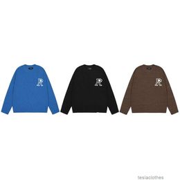 Ontwerper Truien Mode Vrijetijdskleding Hoodies vertegenwoordigt nieuwe mode Herfst Winter Heren Dames Casual Grote r Letter Jacquard Trui Losse ronde hals Gebreid