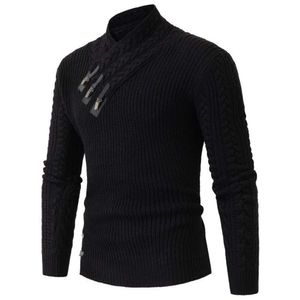 Designer Sweaters Halfhoge herensweater Slim Fit Lange mouwen Gebreid in wintertrui 891