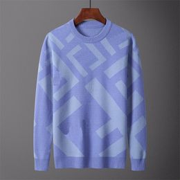 Sweaters de diseñador Pultera de manga larga Sweater Sweater Sweater Bordado Bordado de tejido Man Clothing M-3xl Ep18