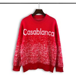 Pulls de créateurs Prils de mode Retro Classic Fashion Sweatshirts Men Sweater LETTER LETTRE ROUND COUP CONTRONT