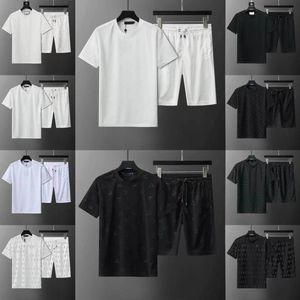 Ensemble d'été de styliste pour hommes, vêtements de course à la mode, vêtements de sport luxueux, short de sport et t-shirt imprimés avec lettres imprimées, nouvelle collection