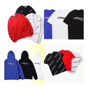 Designer Heren Hoodies Sweatshirts sportkleding street Fashion Zwart Hip Hop heren dames Pullover Paar Hoodie en blenciaga shirt