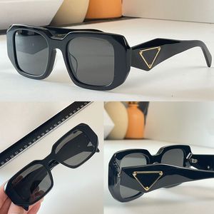 Designer Symbole Lunettes de soleil Marque géométrique triangolo Croissant Fissure stéréoscopique Lunettes femmes coupes nettes angles vifs Lunettes carrées irrégulières Party Shades