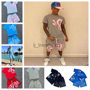 Designer Syna World Survêtement Sports Set Short à manches courtes Deux pièces imprimés Hommes Femmes T-shirt Y2K Teesort Set Graphic Tee Hip Hop Synaworld Summerirt