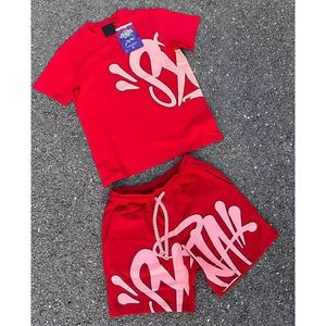 Designer Synaworld Mens Tracksuit Syna World Tshirts Syna World Set Imprimé Designer T-shirt Short Y2K Syna World Short Set Graphic Tshirt et Shorts Hip Hop TS 850 597