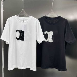 Designer t-shirt 2023 Summer High Edition Family Relaxed Simple Versatile Unisexe Couple Crew Neck Sleeve T-Shirt