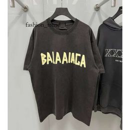 Designer T-shirt Balanciaga T-shirt Dames Merkoverhemd Heren Plus Size Hoodies Sweatshirts 100% katoen Heren Golf T-shirt Polo Blank Geborduurd Balanciaga 4100