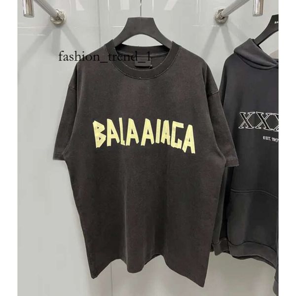 T-shirt Balanciaga T-shirt Femme Marque Chemise Homme Taille Plus Sweats à capuche 100 coton Mens Golf T-shirt Polo Blanc Brodé Balanciaga 4100