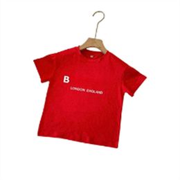 T-shirt de créateur lettre noire chemise à imprimé shirt à manches courtes marque de mode T-shirt de luxe garçons et filles sur les vêtements b13