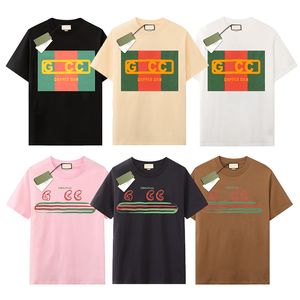 Marca de camisetas de diseñador Gu t para hombres Camas de manga corta camisas de verano Hip Hop Streetwear Tops Clothing Clothing Varios colores-27
