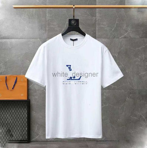 Camiseta de diseñador Men casual Camiseta Mujer con estampado con estampado monograma