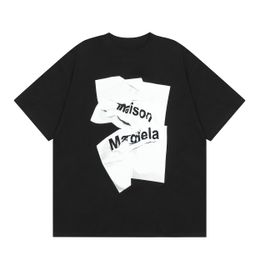 Designer T-shirt Casual MMS T-shirt met monogram print top met korte mouwen te koop luxe heren hiphopkleding Aziatische maat 14