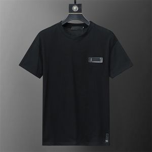 Designer T-shirt Casual MMS T-shirt met monogramprint korte mouw top te koop luxe heren hiphopkleding Aziatische maat 096