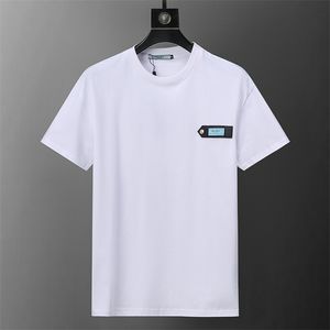 Designer T-shirt Casual MMS T-shirt met monogram print korte mouw top te koop luxe heren hiphopkleding Aziatische maat 0158