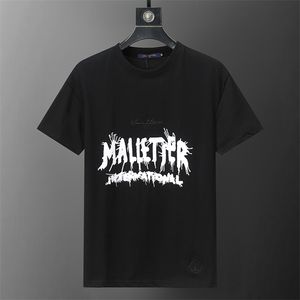 Designer T-shirt Casual MMS T-shirt avec haut à manches courtes imprimé monogrammé à vendre vêtements hip hop de luxe pour hommes taille asiatique 0140