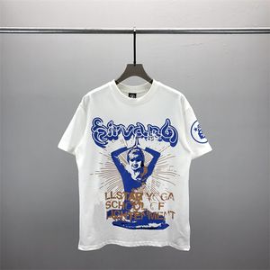 Designer T-shirt Casual MMS T-shirt met monogramprint korte mouw top te koop luxe heren hiphopkleding Aziatische maat 137